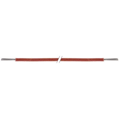 Cablu multifilar cupru nichelat 1,5 mm², invelis fibra de sticla siliconata, t.max. 250°C, lungime 10 m - 550075
