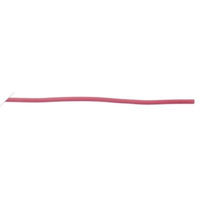 Cablu multifilar cupru nichelat 1,5 mm², invelis silicon rosu, temperatura maxima 230°C, 300/500 V, lungime 25 m - 550091