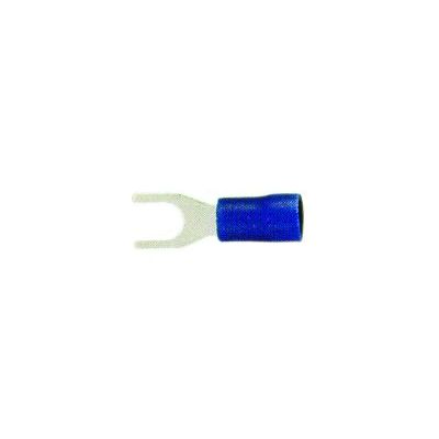 Terminal furca M4, ø 4,3mm, pentru fir 1,5-2,5mm², Cu gal Sn, set 20 buc - 550173B