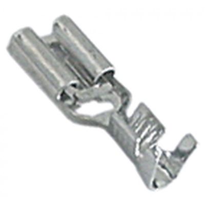 Papuc terminal pentru fir 1,0-2,5 mm², latime 6,3 mm, aliaj CuZn gal Sn, t.max. 110°C, 100 buc - 550279
