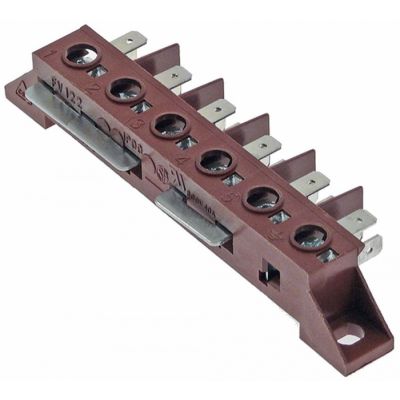 Regleta sir de cleme cu 6 contacte max. 40 A, max 400V, max 150°C - 550411