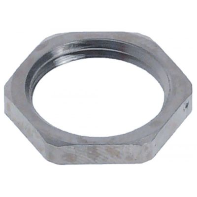 Piulita PG9, H 3 mm, hexagon 28 mm, alama cromata, pentru senzor nivel boiler RATIONAL - 550574