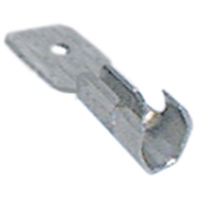Papuc terminal plat, tata, 6,3 mm, pentru fir 1,0-2,5 mm², 100 buc - 550656