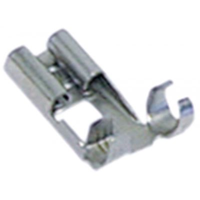 Papuc terminal mama 6,3 mm pentru fir 1,0-2,5 mm², CuZn gal Sn, t.max. 110°C, 100 buc - 550657