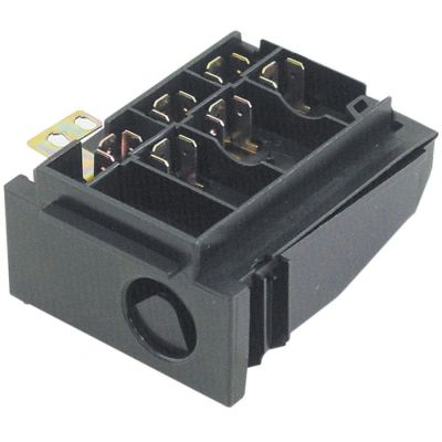 Regleta sir de cleme cu 6 contacte 3P+N+PE, cu capac - 550671