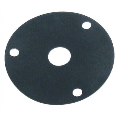 Garnitura pentru ax de motor, int. ø 12 mm, ext. ø 58 mm, grosime 1 mm, cu 3 orificii pt. suruburi - Cod 550686
