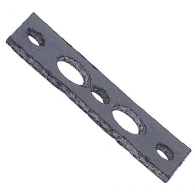 gasket L 69 mm W 22 mm D1 ø 12 mm D2 ø 6 mm graphite thickness 2 mm for heating element - Code 550761