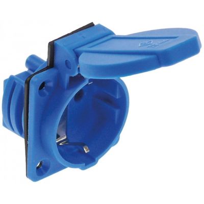 Priza ingropata cu capac CEE7/4 tip F, cu 3 contacte P+N+E, max. 16 A, 230 V - 550799