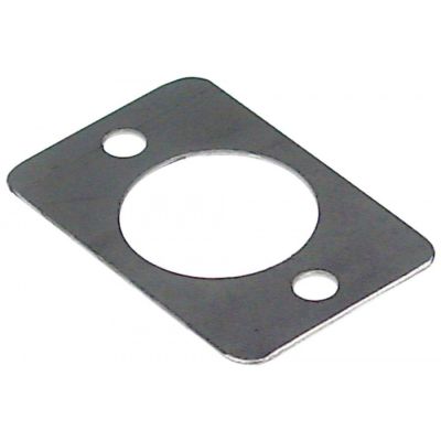 flange L 60mm W 40mm H 1mm