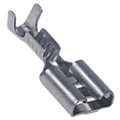 Papuc terminal pentru fir 0,5-1 mm², latime 6,3 mm, din inox, t.max. 400 °C, 100 buc - 551001