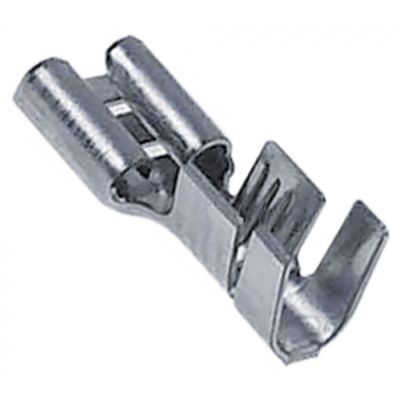 Papuc terminal pentru fir 4-6 mm², latime 6,3 mm, din inox, t.max. 400 °C, 100 buc - 551003