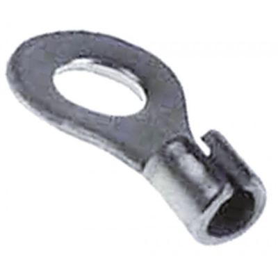 Terminal inelar 4,3 mm, pentru filet M4, pentru fir 1.0-2.5 mm², t.max. 400°C, din INOX, set 10 buc - 551005