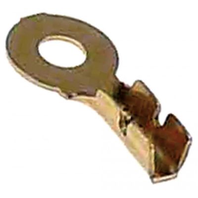 Papuc terminal inelar, int 3,2 mm pentru filet M3, pentru fir 0.5-1.0 mm², aliaj CuZn, t.max. 125 °C, plic cu 100 bucati - 551019
