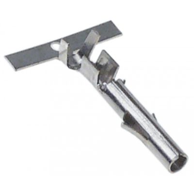 Papuc terminal mama cilindric ø 2,1 mm, pentru fir 0,5-1,5 mm², aliaj CuZn gal Sn, t.max. 125°C - 551061