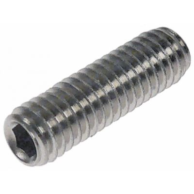 Surub fara cap, filet M3, L 10 mm, din inox DIN 916/ISO 4029, hexagon intern 1,5 mm, plic cu 20 bucati - 560171