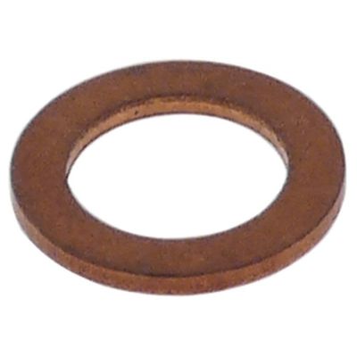 flat gasket copper D1 ø 16mm D2 ø 10mm thickness 1,5mm Qty 1 pcs