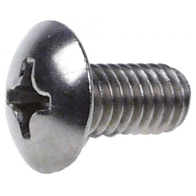 side bolts M6 L 12mm SS Qty 1 pcs intake Phillips head ø 12,6mm