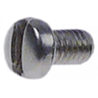 flat-headed bolt thread M4 thread L 7mm SS DIN/ISO DIN 84/ISO 1207 Qty 1 pcs intake slotted