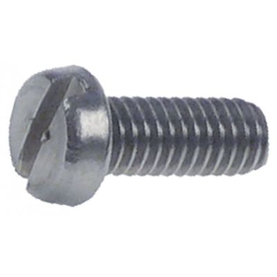 flat-headed bolt thread M4 thread L 10mm SS DIN/ISO DIN 84/ISO 1207 Qty 1 pcs intake slotted