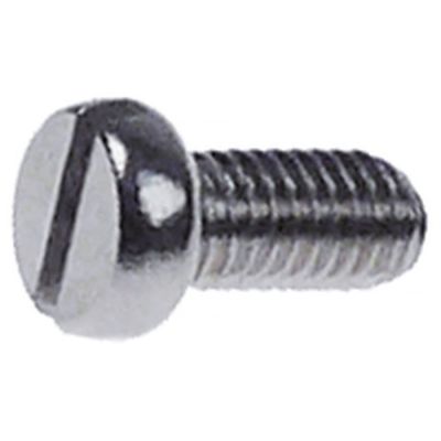 flat-headed bolt thread M5 thread L 10mm SS DIN/ISO DIN 84/ISO 1207 Qty 1 pcs intake slotted