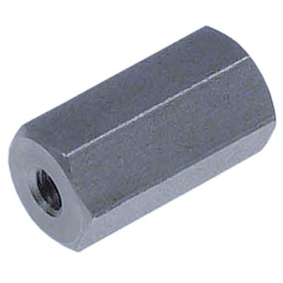 long nut thread M4 L 20mm WS 10 SS Qty 1 pcs