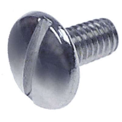oval head screw M4 thread length 8mm L 10mm head ø 10mm intake slotted Qty 1 pcs