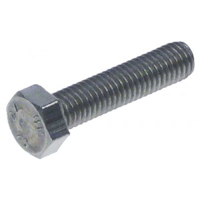 Surub din inox M5, L 22 mm, hexagon 8 mm, DIN 933 / ISO 4017 - 560408