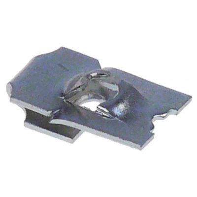 plate nut steel hole ø 3,2mm L 18mm W 10mm