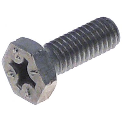 hexagonal screw M6 thread length 14mm stainless steel Qty 1 pcs intake hexagon conical
