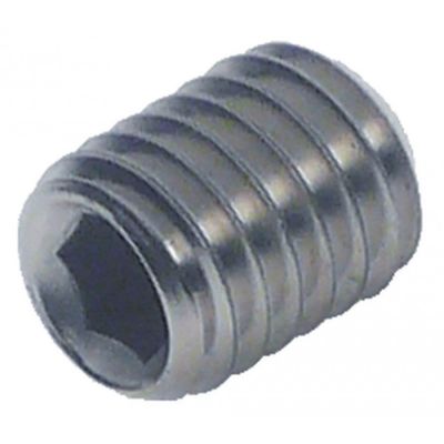grub screw M8 L 10mm stainless steel DIN 913 intake hexgonal WS 4 Qty 1 pcs