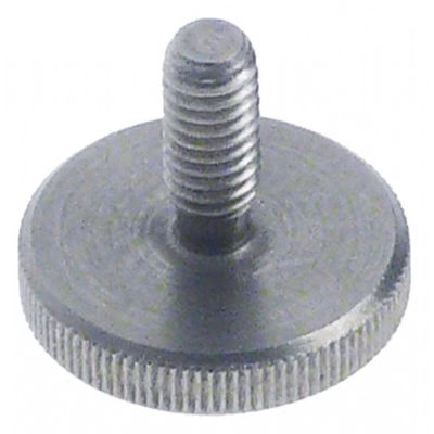 Thumb screw thread M4 thread L 10mm ø 16mm H 13mm SS