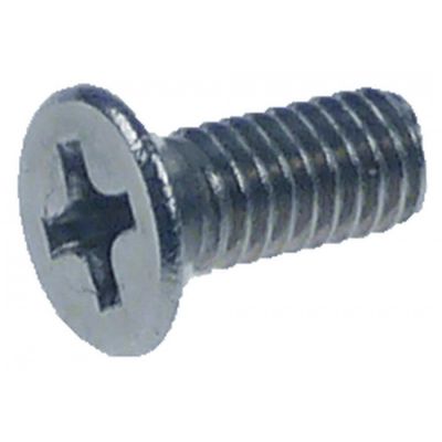 countersunk screw M4 L 10mm stainless steel Qty 1 pcs intake Phillips head ø 7,3mm