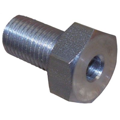Surub M12x1,5 mm, cu filet pe stanga, lungime filet 22 mm, lungime totala 30 mm, alezaj ø 6,3 mm, hexagon 19 mm - 560449