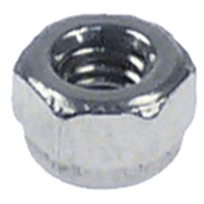 hexagonal nut thread M3 self-locking H 4mm WS 5,5 Qty 10 pcs DIN/ISO DIN 985