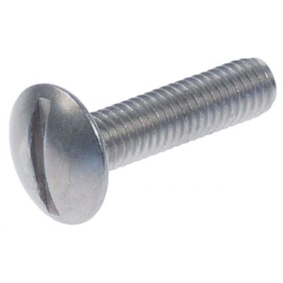 side bolts M6 L 28mm SS Qty 1 pcs intake slotted head ø 13,5mm