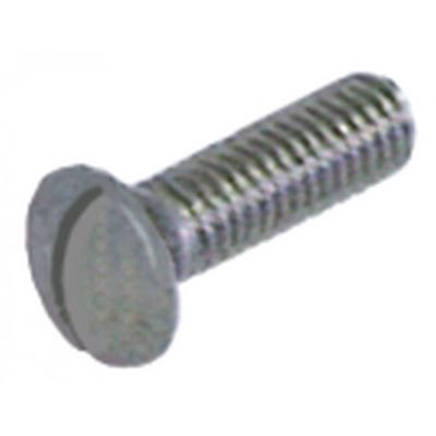 raised countersunk head screw thread M6 thread L 13mm SS DIN/ISO DIN 966/ISO 7047