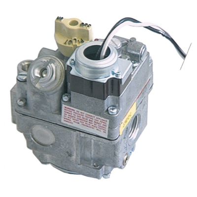 gas valve 120V 50/60Hz gas input ¾" gas outlet ¾" thermocouple connection 11/32"