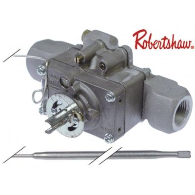 gas thermostat type FDO 10748 t.max. 287°C 65-287°C gas input ½" IT gas outlet ½" IT