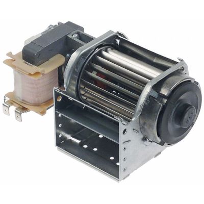 Ventilator tangential cu tambur, lungime 60 mm, tambur ø 45 mm, pozitie motor stanga, 230 V, 50 Hz, 15 W, frigorifice - Cod 601000
