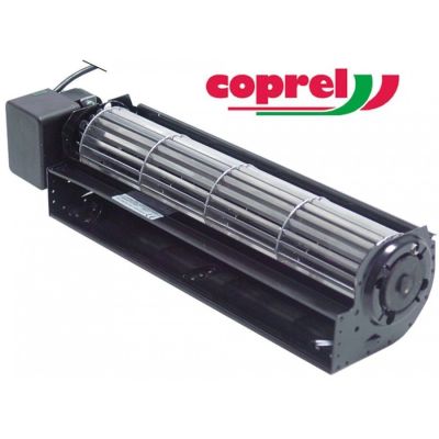 Ventilator tangential 34 W, 230 V, tambur L 300 mm, diam. ø 60 mm, pozitie motor stanga, frigorifice - 601058