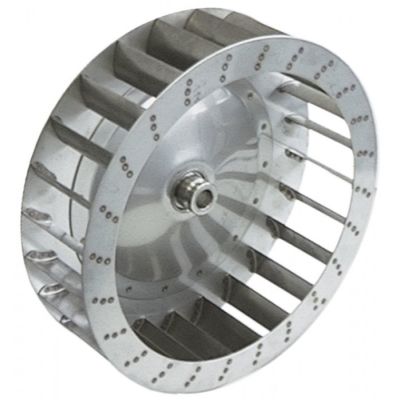 Palete pentru motor de ventilator de aer cald, D1 ø 350 mm D2 ø 19,5 mm D3 ø 23 mm, H1 100 mm H2 46 mm, palete 24 - Cod 601063