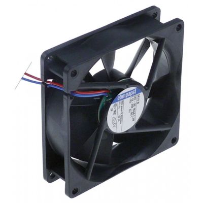 Ventilator Axial, L 92 mm, W 92 mm, H 25 mm, 24 V CC, 2,3 W, rulment cu bile, nr. prod. 3414N - Cod 601074