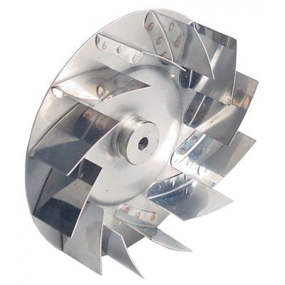 Rotor elice ventilator ø 160 mm, int. ø 8 mm, H 35 mm, cu 12 aripioare - 601109