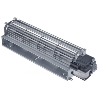 Ventilator tangential cu tambur, lungime 300 mm, tambur ø 60 mm, pozitie motor dreapta, 230 V, 50 Hz, 43 W - Cod 601194