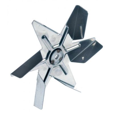 Palete pentru Ventilator de aer cald, ø 150 mm, W 20 mm, intrare ax ø 6x5 mm, palete 6 - Cod 601196
