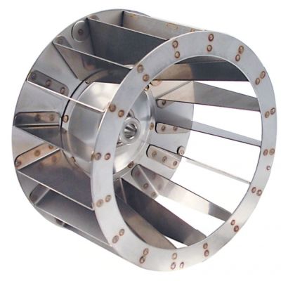Palete pentru motor de ventilator de aer cald, D1 ø 180 mm D2 ø 11,5 mm D3 ø 16 mm, H1 100 mm H2 30 mm, palete 16 - Cod 601202