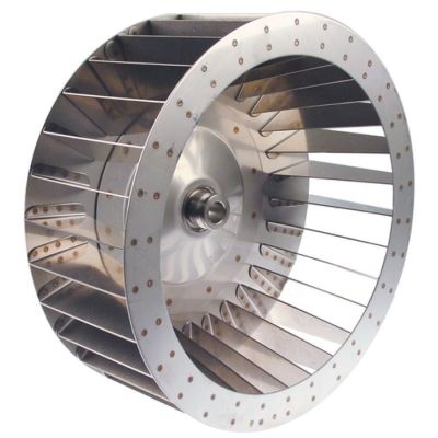 Turbina ventilator cu 30 aripioare, ø 350 mm, H1 135 mm, ø int 19,5 mm - 601204