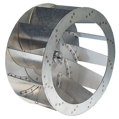 fan wheel D1 ø 280mm H1 135mm vanes 12 D2 ø 12mm D3 ø 18mm H2 55mm