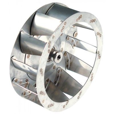 Palete pentru motor de ventilator de aer cald, D1 ø 180 mm D2 ø 9 mm D3 ø 12,5 mm, H1 60 mm H2 35 mm, palete 12 - Cod 601221