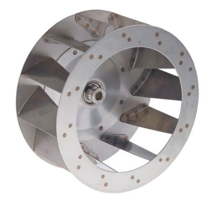 Palete pentru motor de ventilator de aer cald, D1 ø 220 mm D2 ø 11,5 mm D3 ø 16 mm, H1 100 mm H2 29 mm, palete 12 - Cod 601225